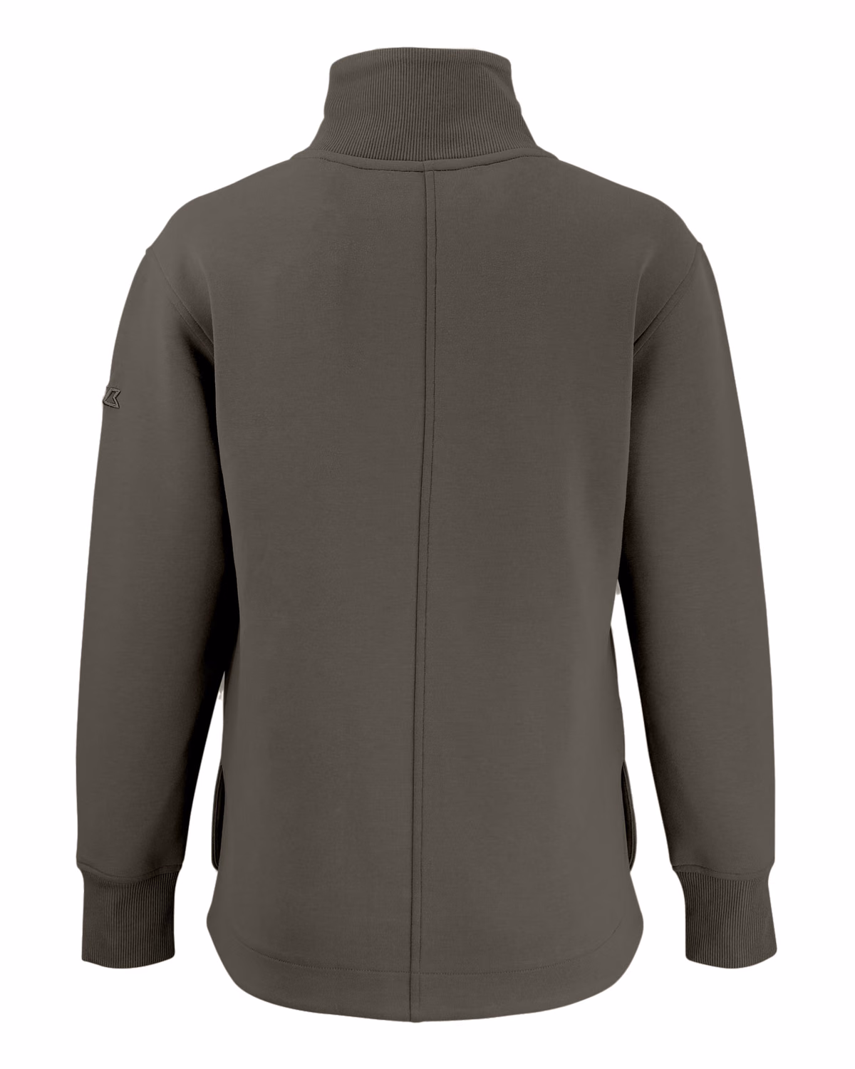 Custom Cutter & Buck Roam Recycled Buttery-Soft Knit Womens Full Zip Jacket — Poplar flat front