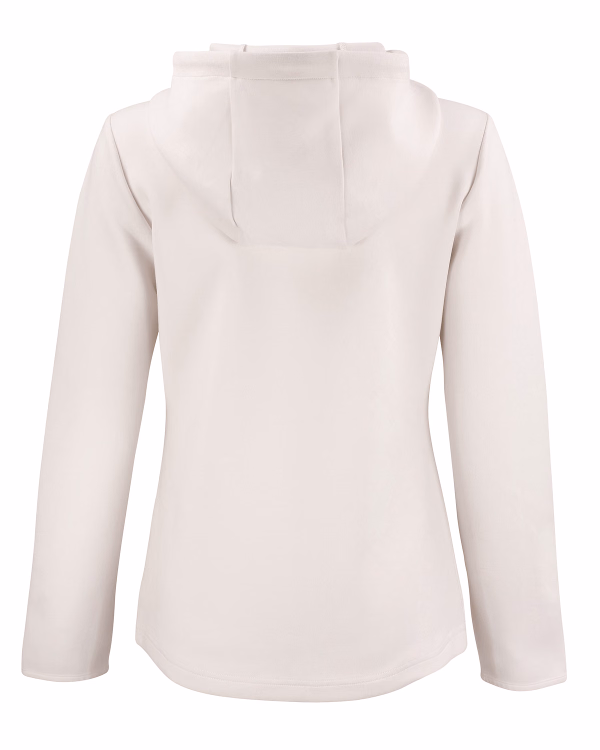 Custom Cutter & Buck Roam Recycled Buttery-Soft Knit Womens Full Zip Hooded Jacket — Shell flat front