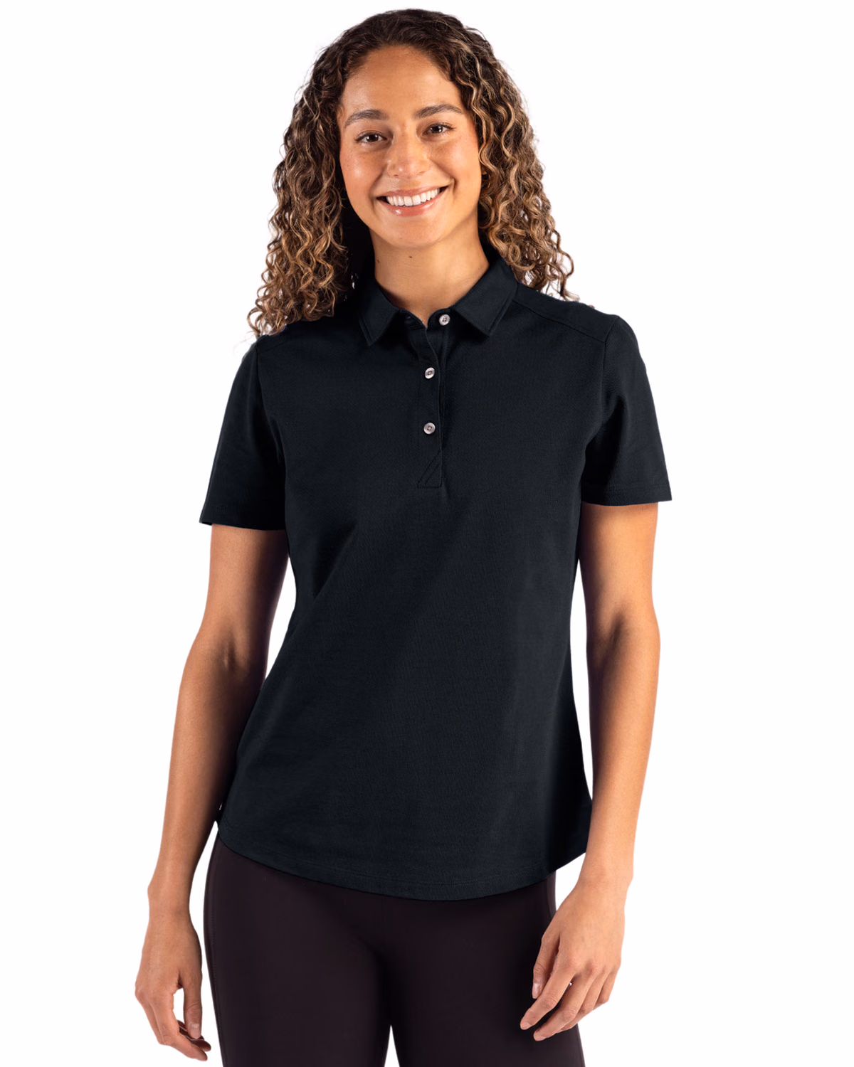 Custom Cutter & Buck Advantage Refresh Recycled Cotton-Blend Pique Womens Polo