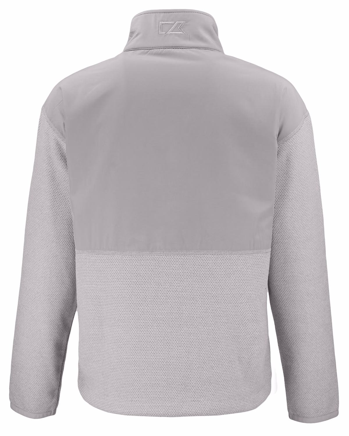 Custom Cutter & Buck Hunts Point Recycled Fleece Womens Hybrid Full Zip Jacket — Polished flat front