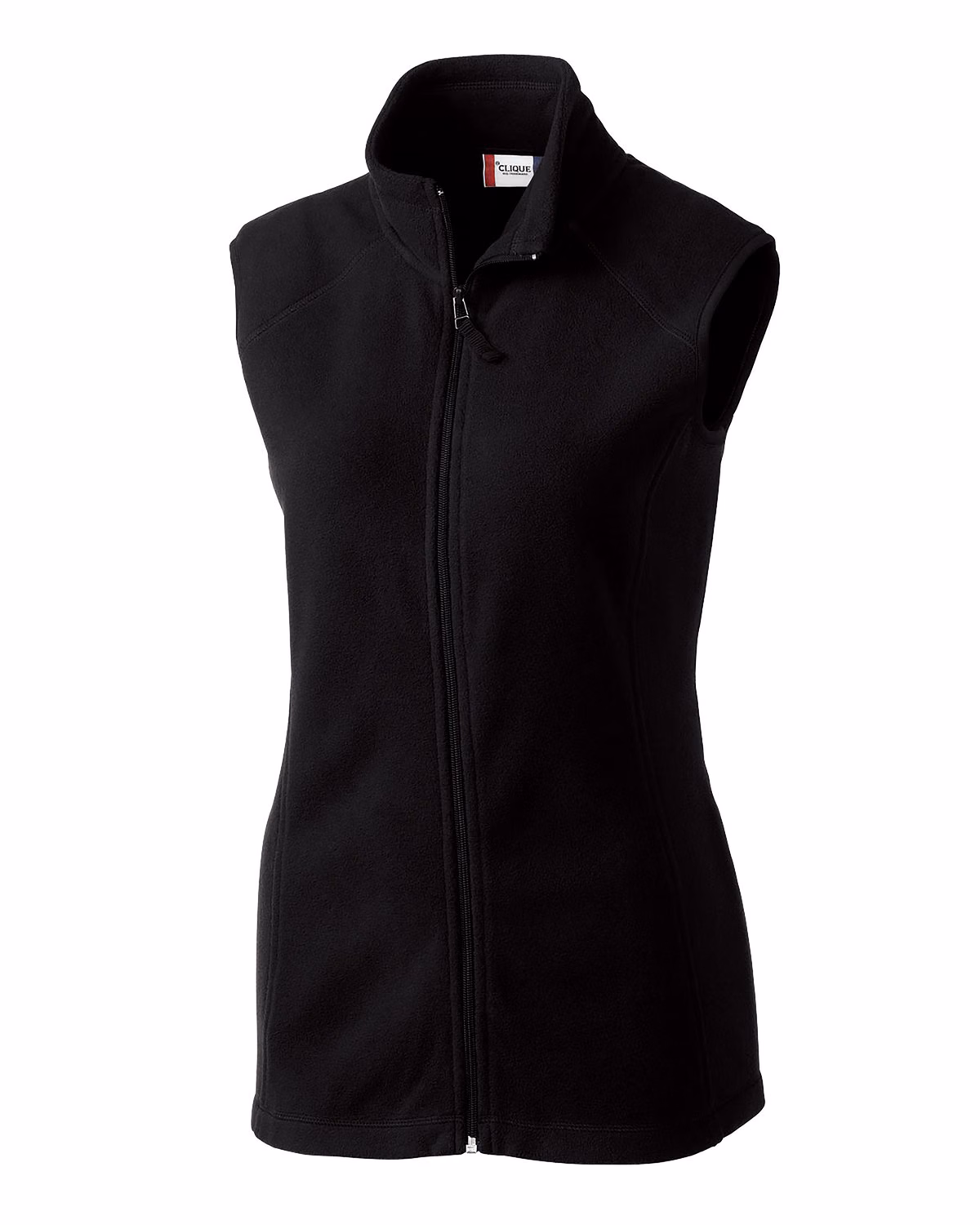 Custom Clique Summit Performance Fleece Womens Full Zip Vest