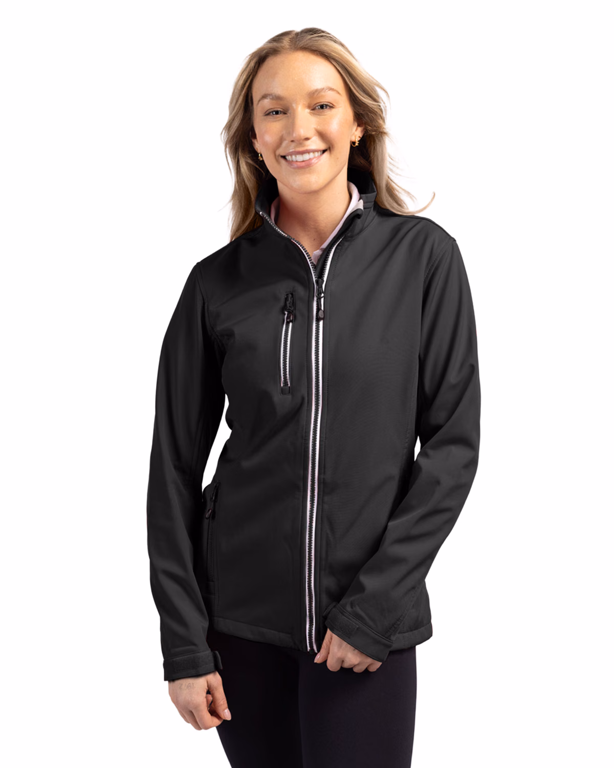 Custom Clique Telemark Recycled Stretch Softshell Womens Full Zip Jacket