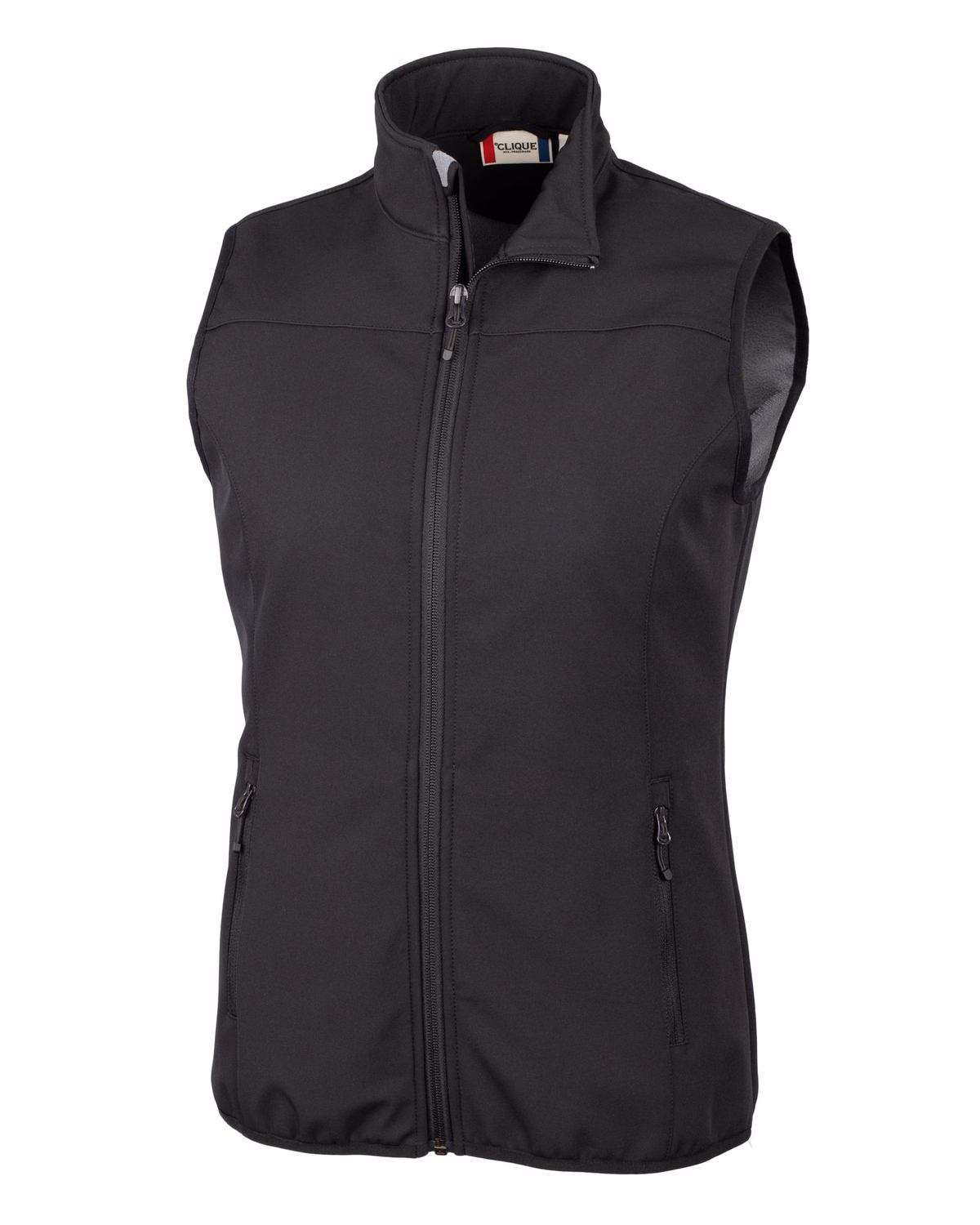 Custom Clique Trail Recycled Stretch Softshell Womens Full Zip Vest
