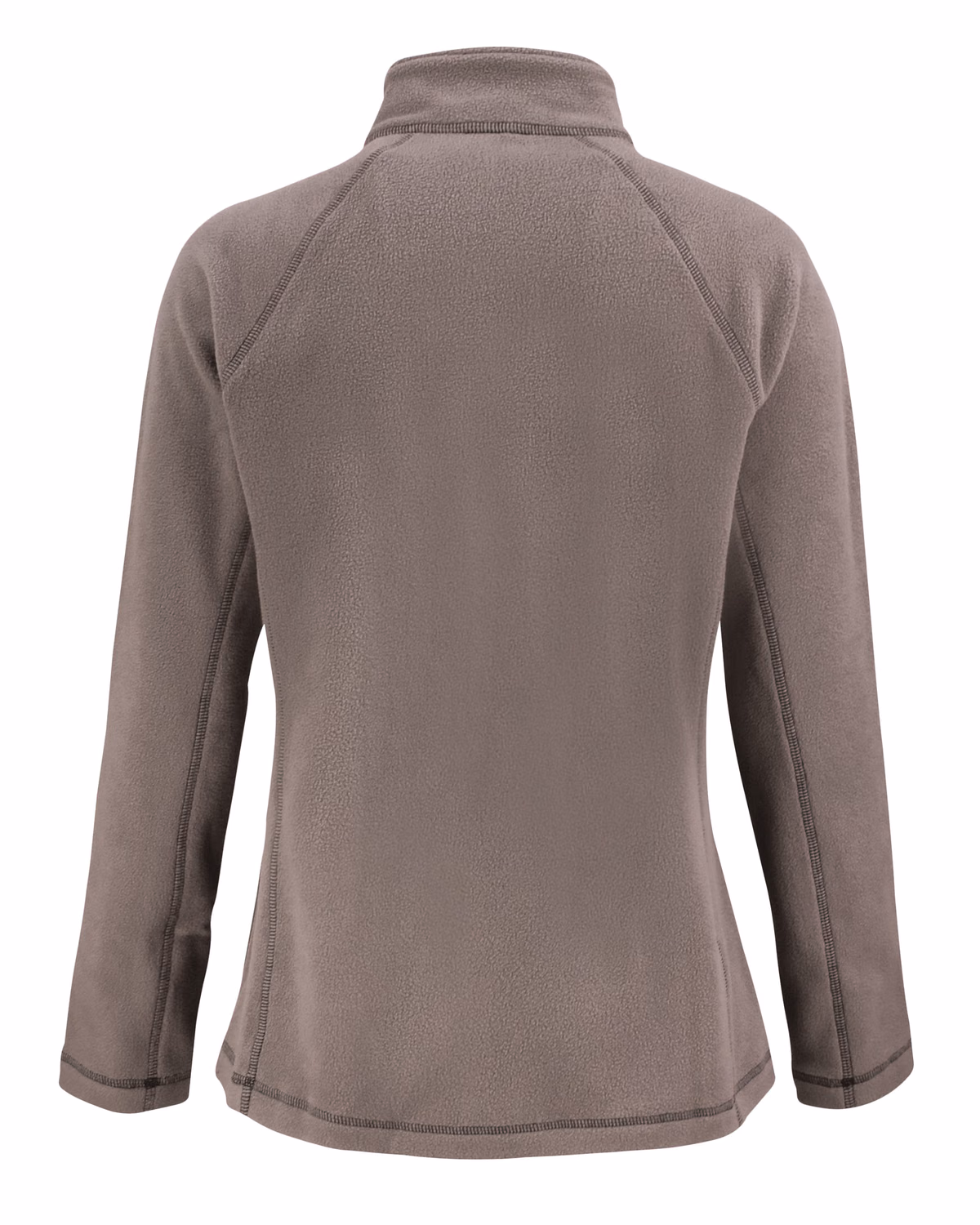 Custom Clique Powder Recycled Fleece Womens Full Zip Jacket — Pure Slate flat front