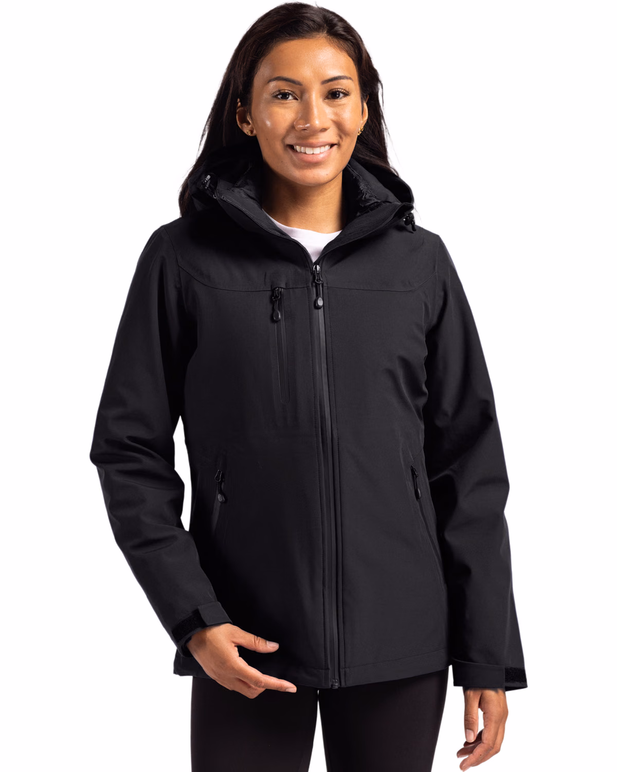Custom Clique Cornice Recycled 3-in-1 Waterproof System Womens Full Zip Parka