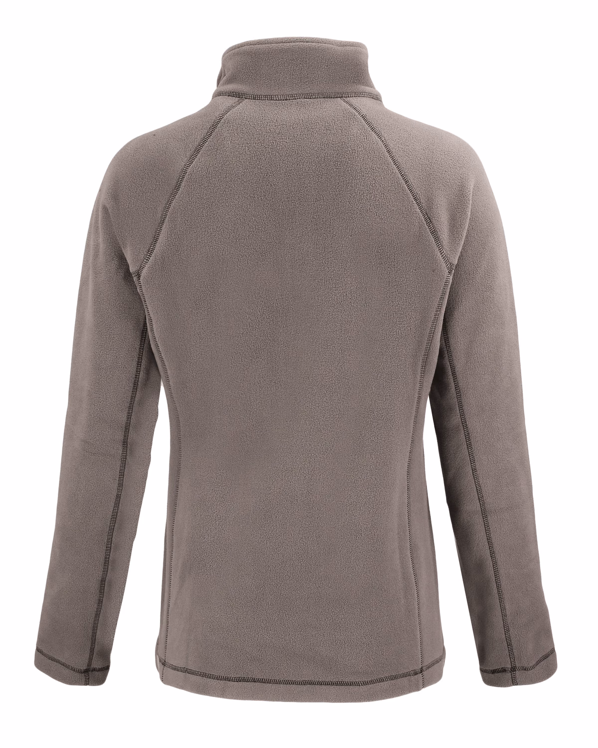 Custom Clique Powder Recycled Fleece Womens Quarter Zip Jacket — Pure Slate flat front