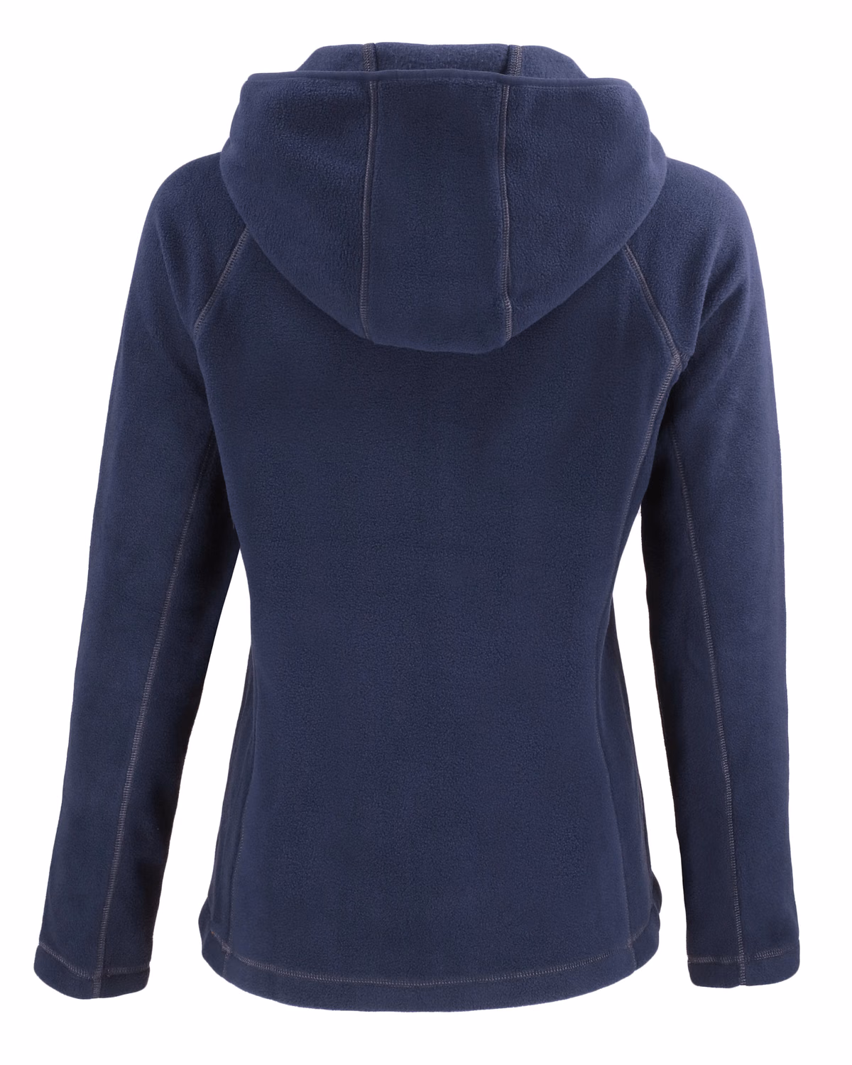 Custom Clique Powder Recycled Fleece Womens Half Zip Sweatshirt — Dark Navy flat front