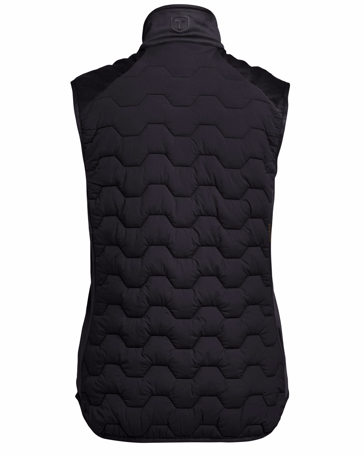 Custom Tenson Txlite Solvik Recycled Hybrid Midlayer Womens Vest — Tenson Black flat front