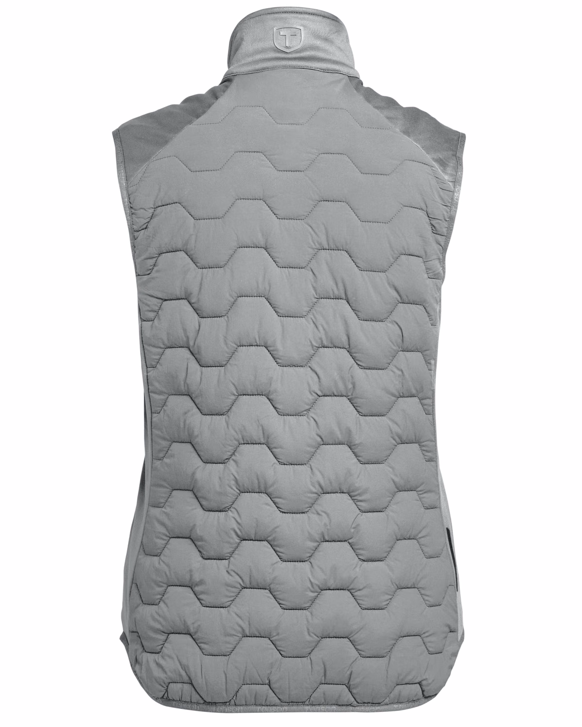 Custom Tenson Txlite Solvik Recycled Hybrid Midlayer Womens Vest — Tenson Quarry flat front