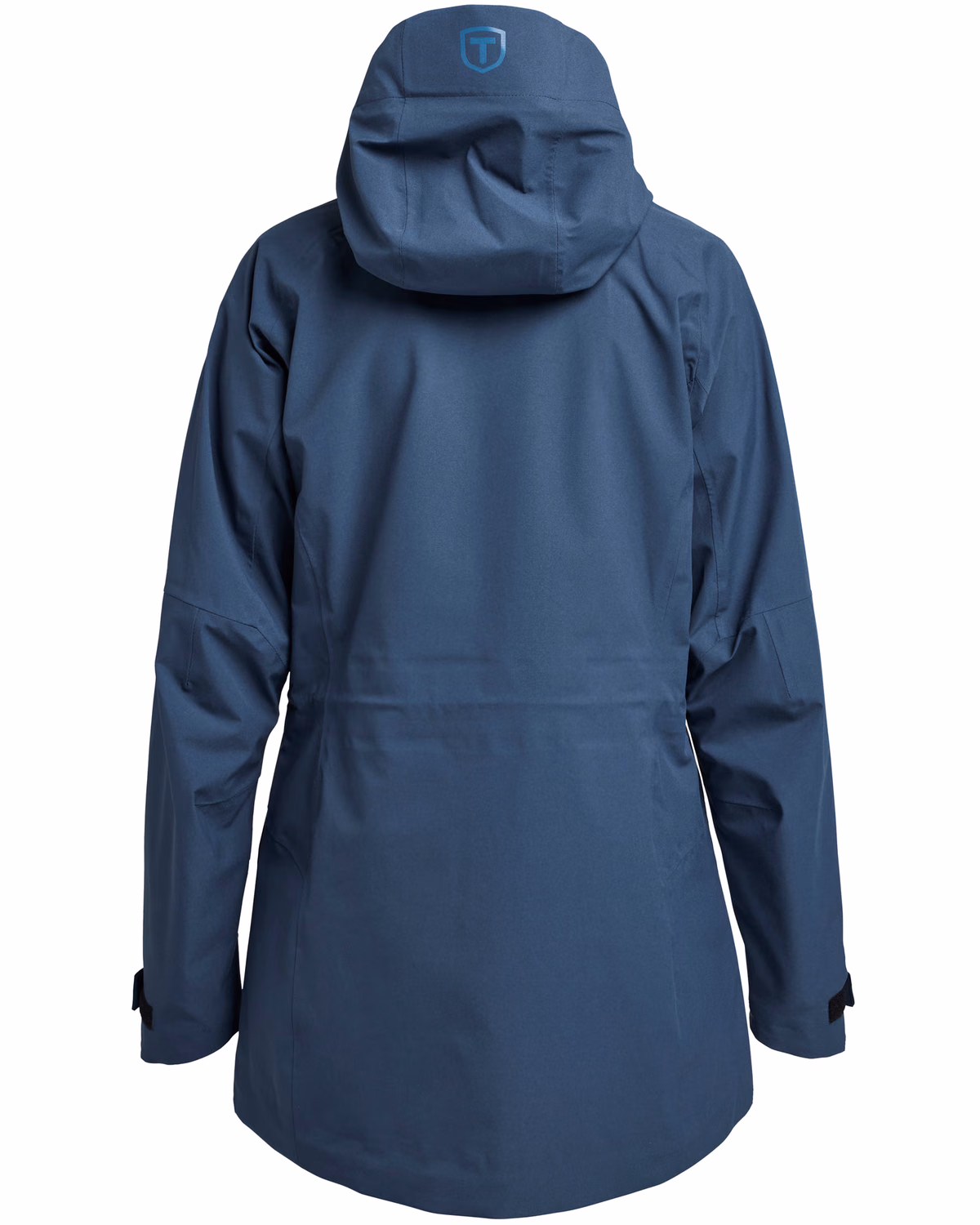 Custom Tenson Txlite Storm Recycled Waterproof Womens Shell Jacket — Tenson Dusty Blue flat front