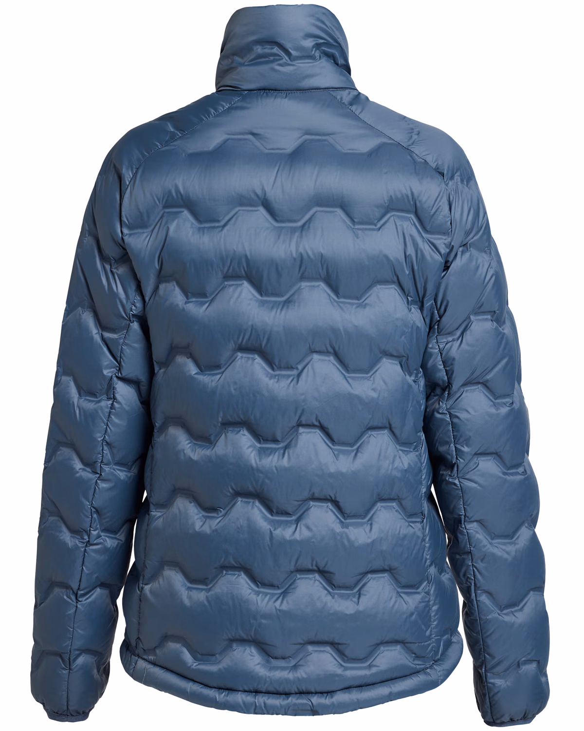 Custom Tenson Txlite Shibui Recycled Down Collar Womens Jacket — Tenson Dusty Blue flat front
