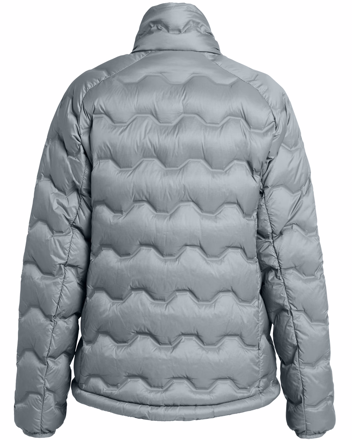 Custom Tenson Txlite Shibui Recycled Down Collar Womens Jacket — Tenson Light Grey flat front