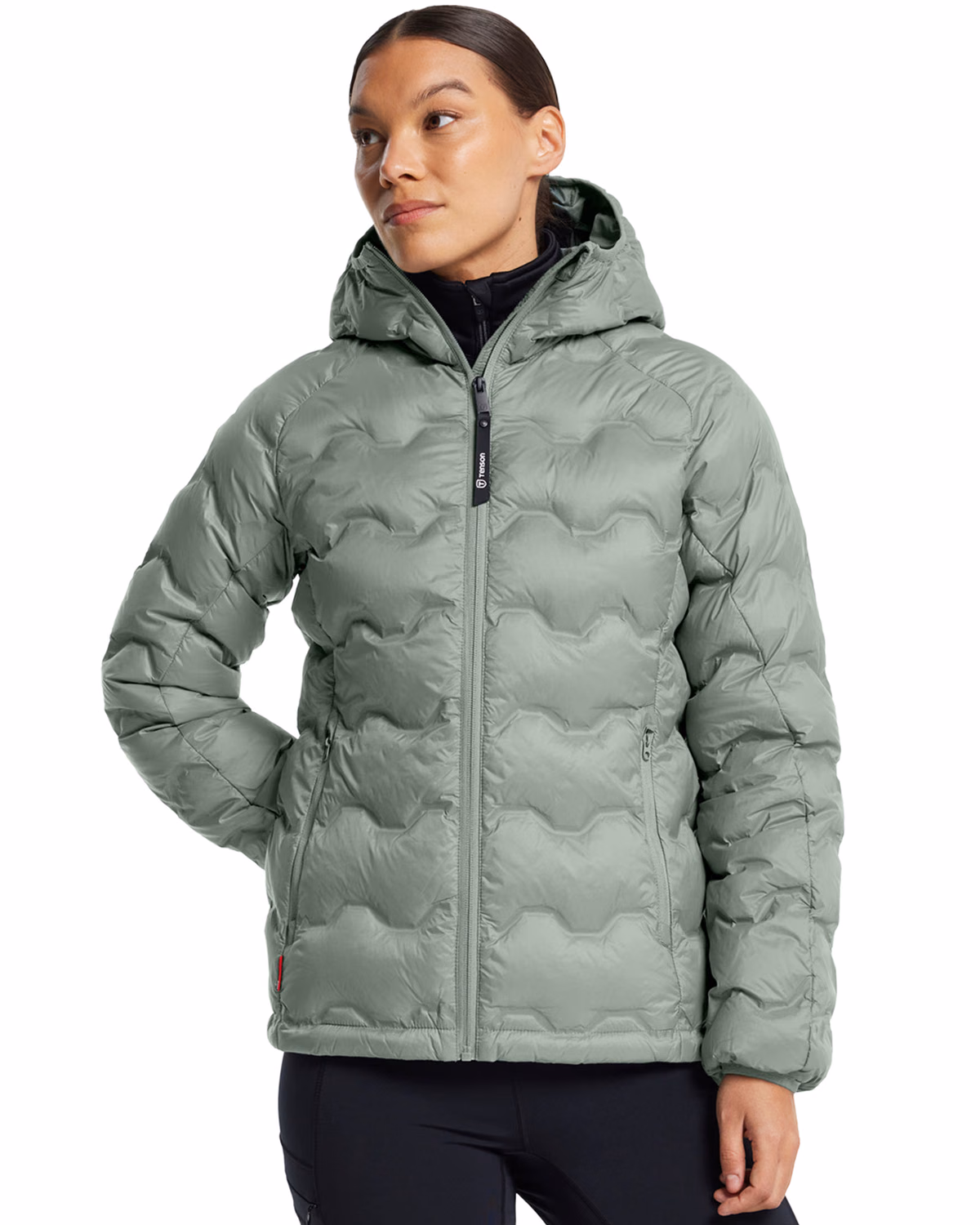 Custom Tenson Txlite Shibui Recycled Down Womens Hooded Jacket