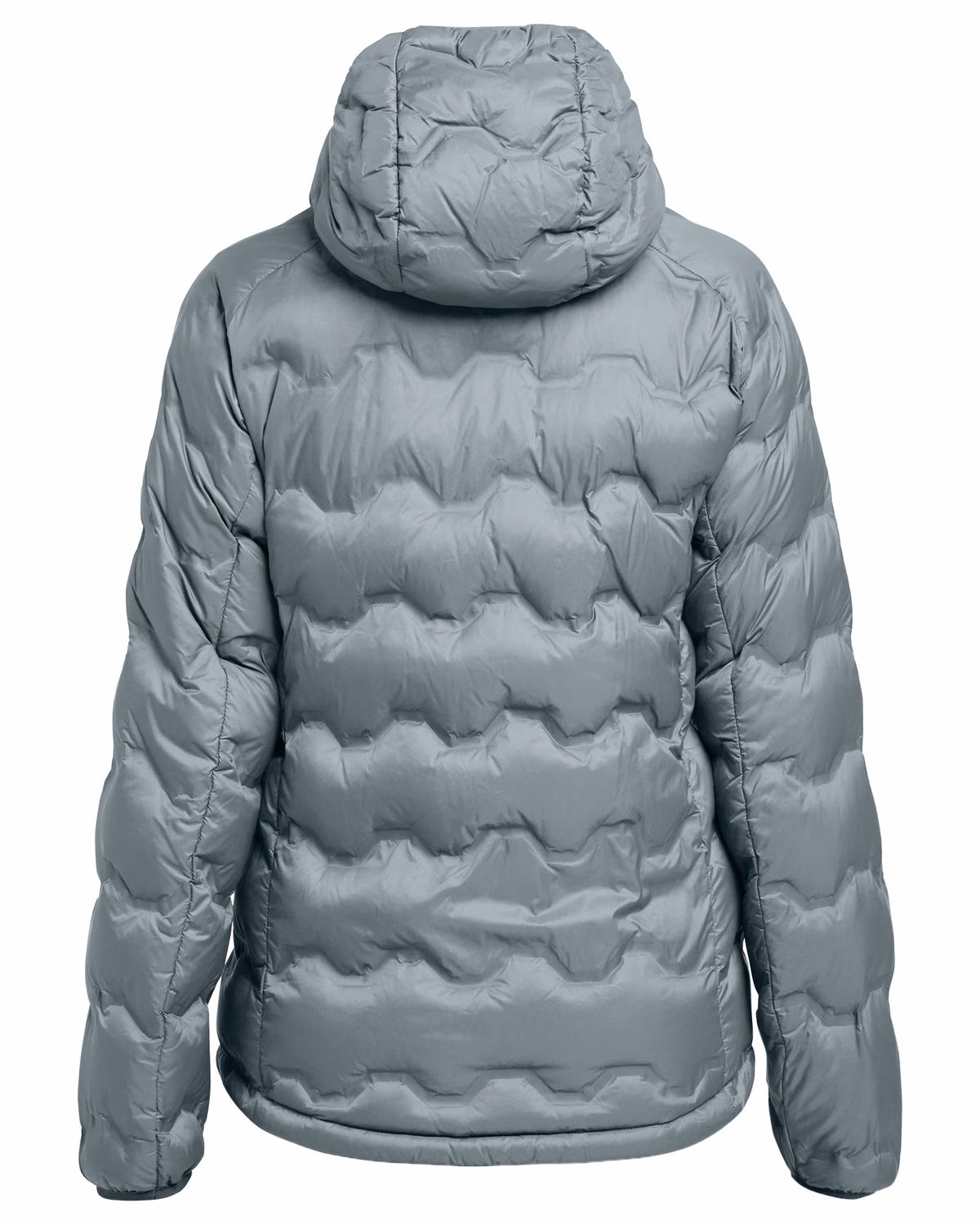 Custom Tenson Txlite Shibui Recycled Down Womens Hooded Jacket — Tenson Light Grey flat front
