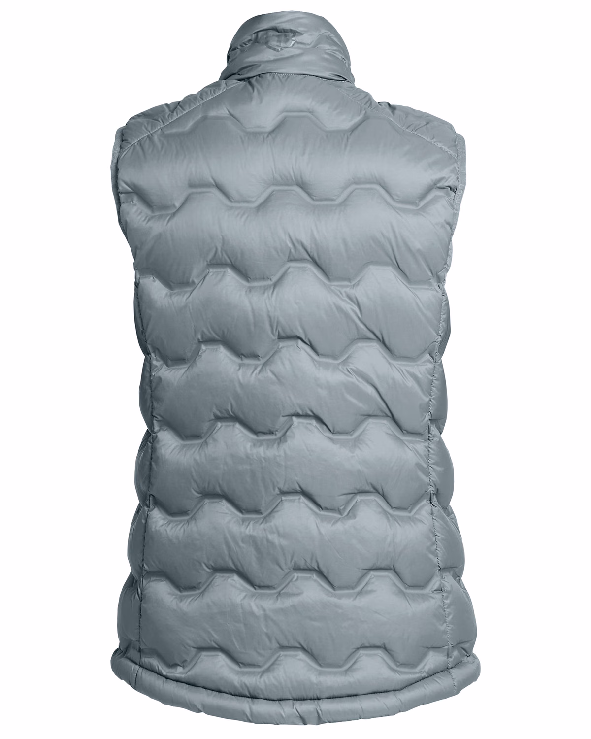 Custom Tenson Txlite Shibui Recycled Down Womens Vest — Tenson Light Grey flat front