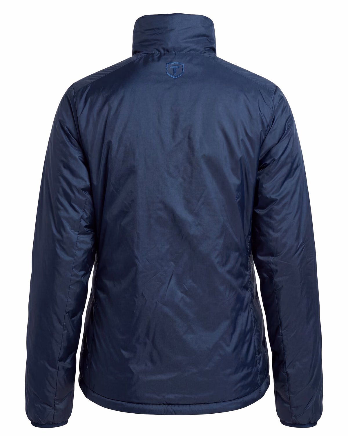 Custom Tenson Txlite Sky Recycled Womens Puffer Jacket — Tenson Dusty Blue flat front