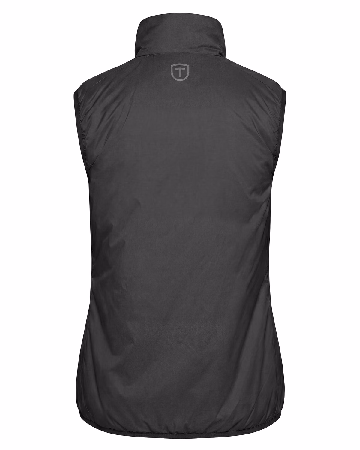 Custom Tenson Txlite Sky Recycled Womens Puffer Vest — Tenson Black flat front