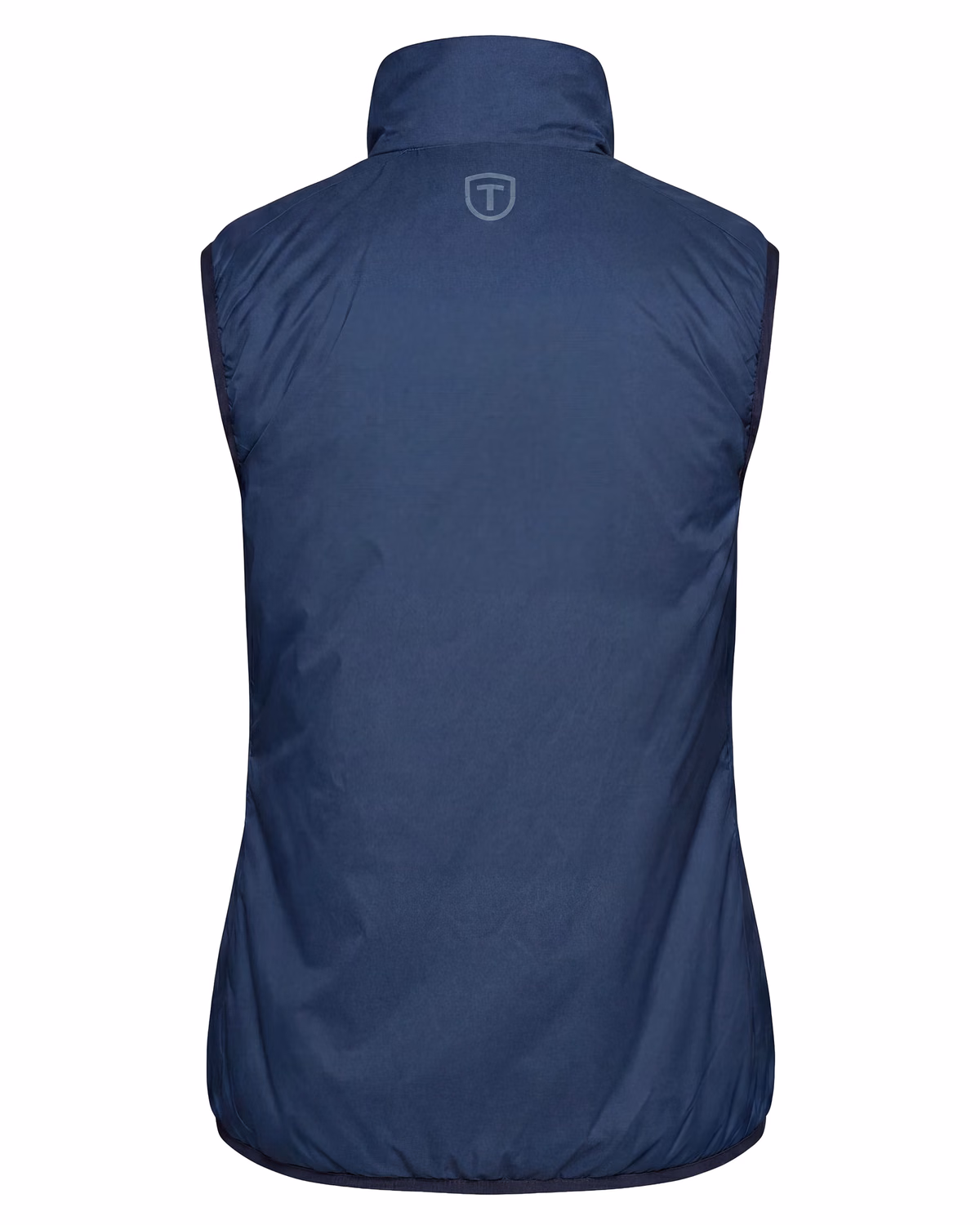 Custom Tenson Txlite Sky Recycled Womens Puffer Vest — Tenson Dusty Blue flat front