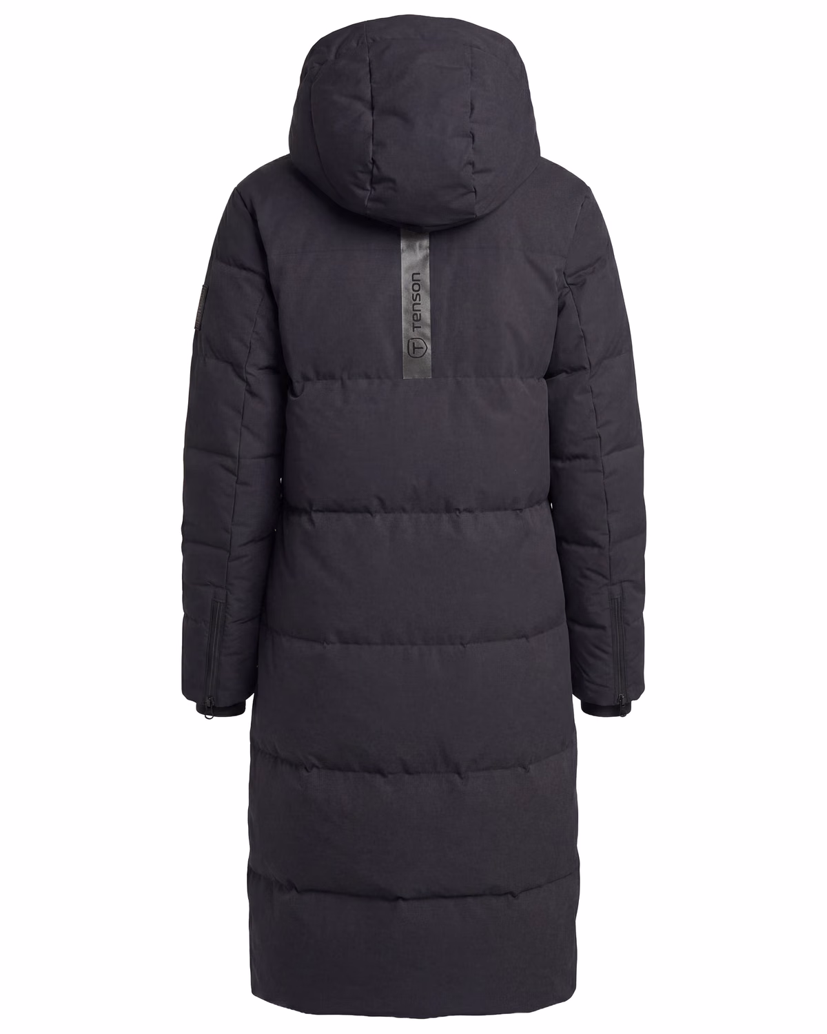Custom Tenson Shanna Long Down Womens Puffer Coat — Tenson Black flat front