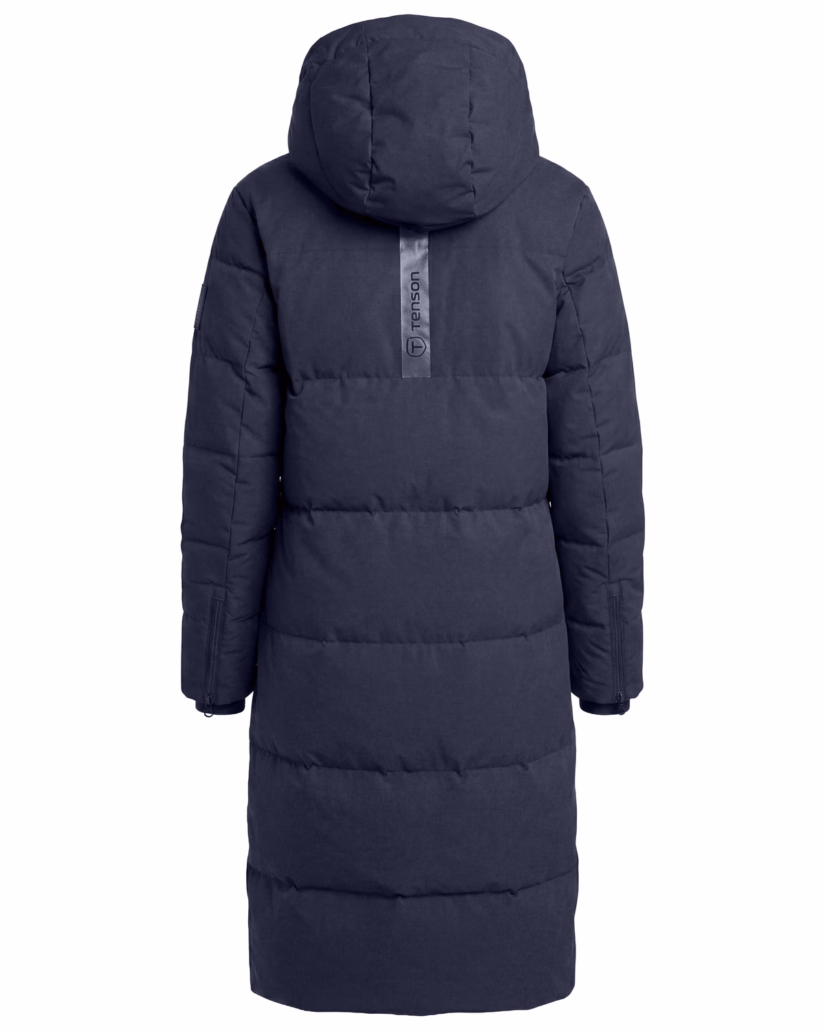 Custom Tenson Shanna Long Down Womens Puffer Coat — Tenson Dark Navy flat front