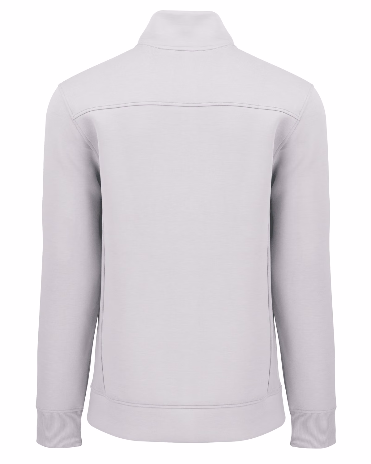 Custom Cutter & Buck Roam Recycled Buttery-Soft Knit Mens Quarter Zip Jacket — Solitaire flat front