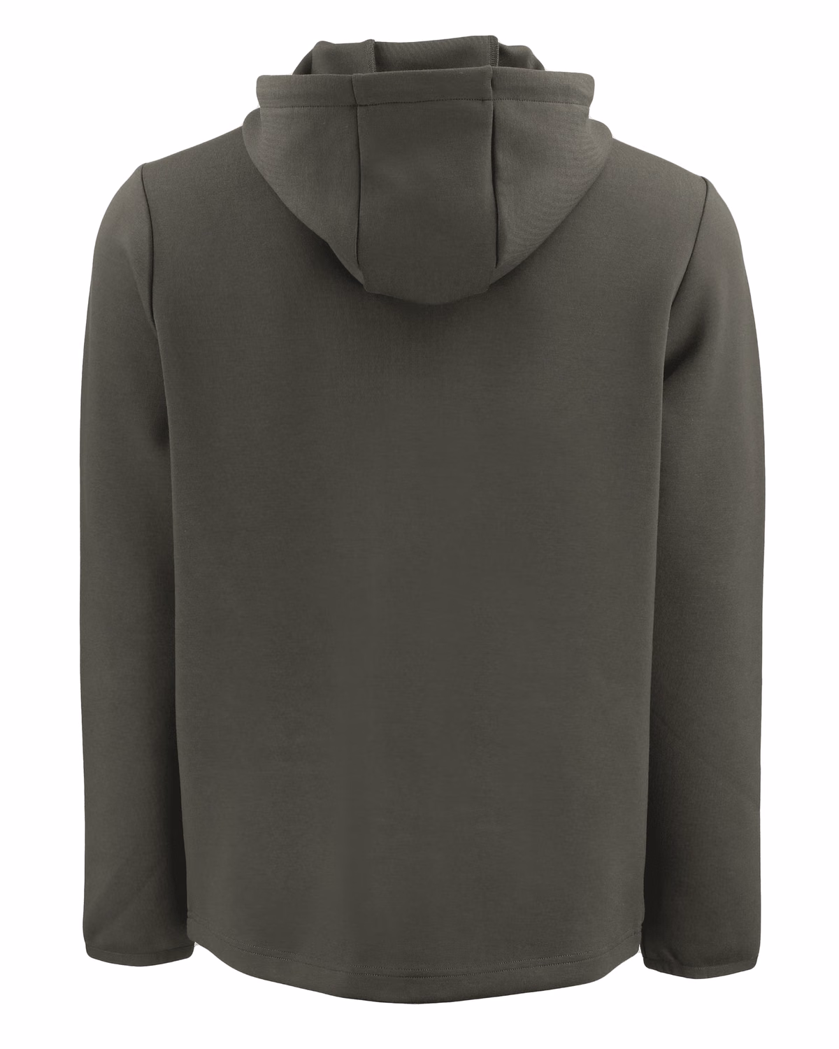 Custom Cutter & Buck Roam Recycled Buttery-Soft Knit Mens Full Zip Hooded Jacket — Poplar flat front