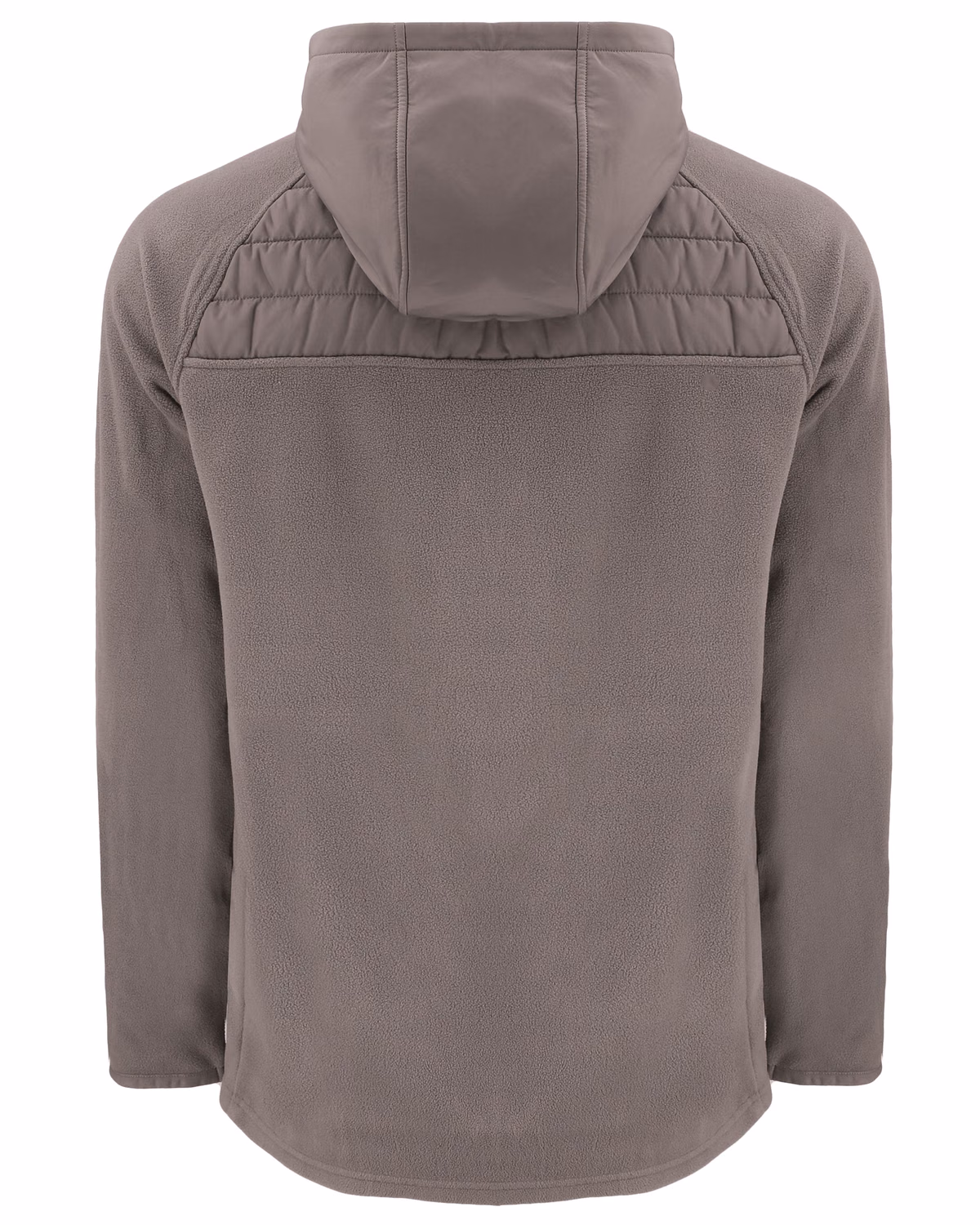 Custom Cutter & Buck Woodland Epic Versatility Recycled Insulated Fleece Mens Full Zip Jacket — Elemental Grey flat front