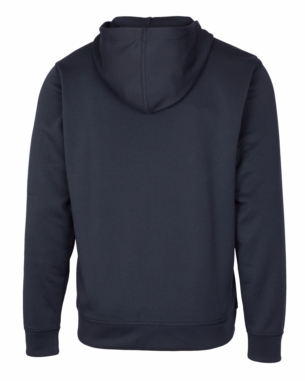 Custom Clique Lift Solution-dyed Performance Unisex Full Zip Hooded Sweatshirt — Navy flat front