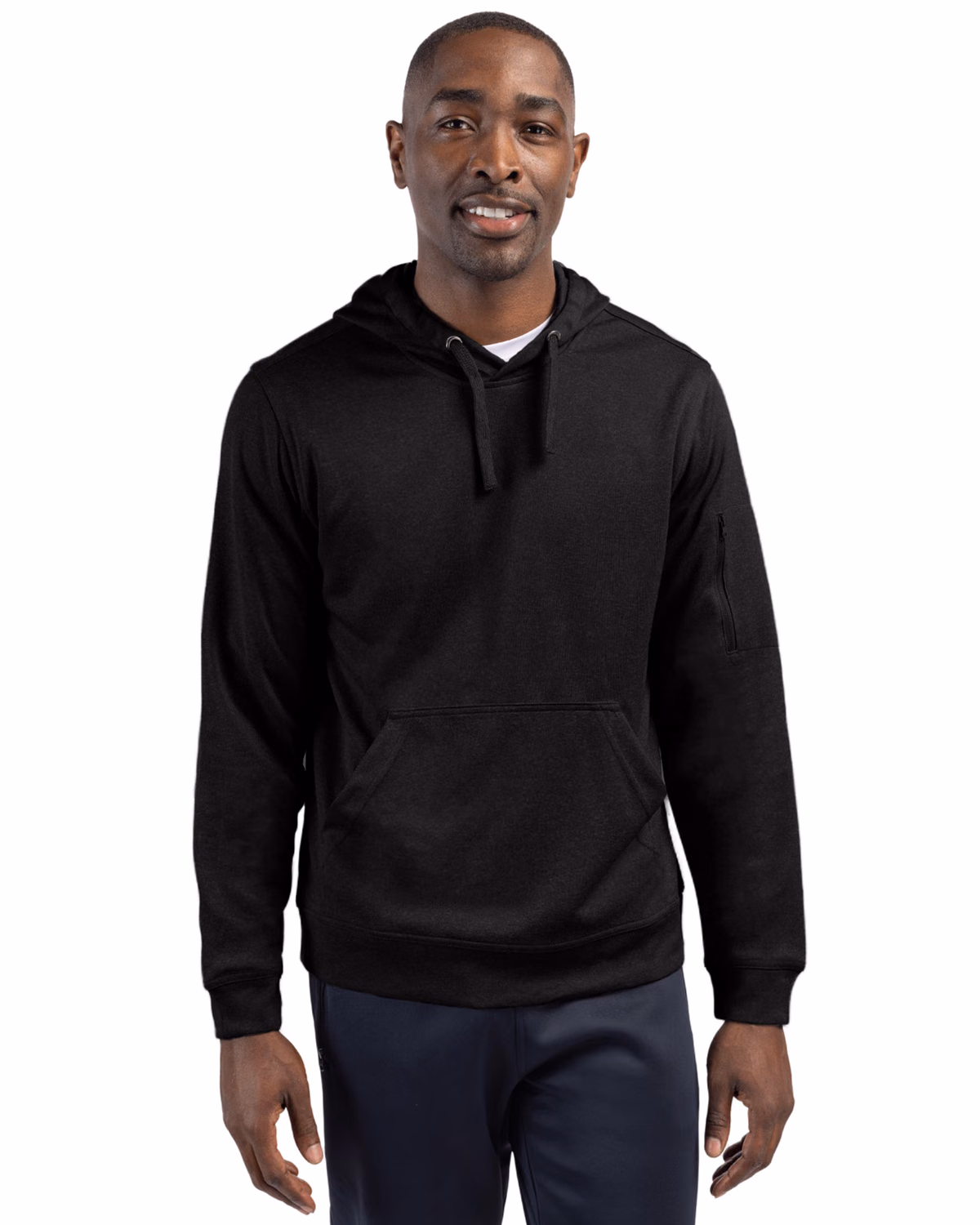 Custom Clique Lift Solution-dyed Performance Unisex Hooded Pullover Sweatshirt
