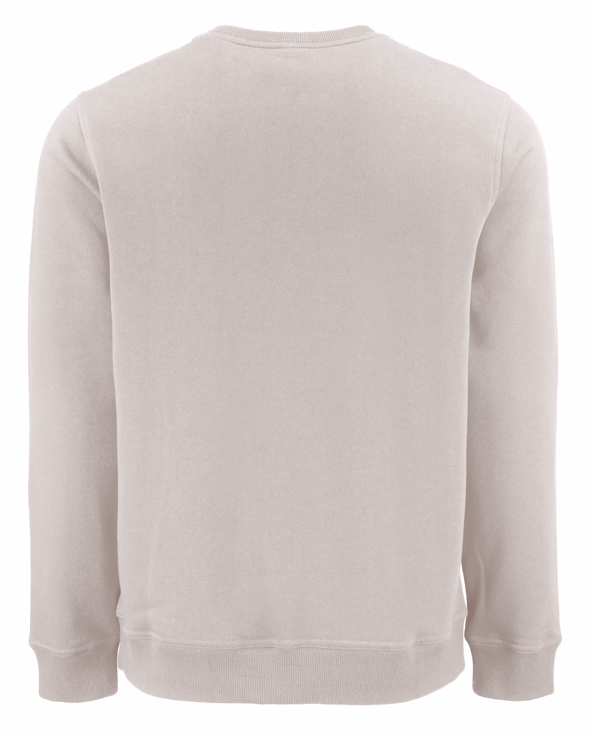 Custom Clique Drive Recycled Unisex Crewneck Sweatshirt — Sandbar flat front
