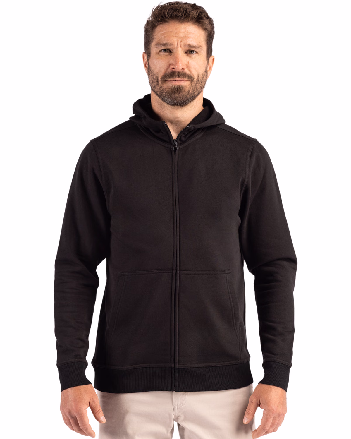 Custom Clique Drive Recycled Unisex Full Zip Hooded Sweatshirt