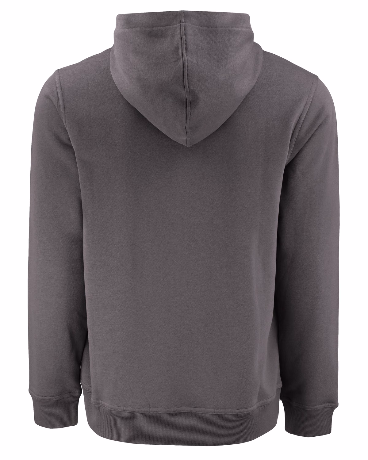 Custom Clique Drive Recycled Unisex Full Zip Hooded Sweatshirt — Pure Slate flat front