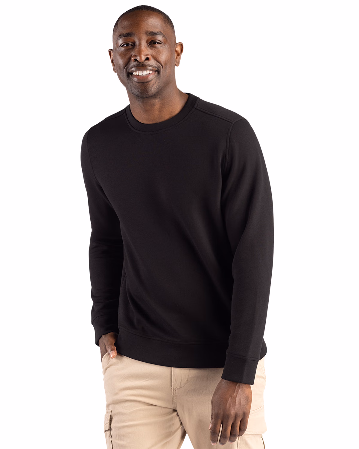 Custom Clique Haven Recycled Mens Crewneck Sweatshirt