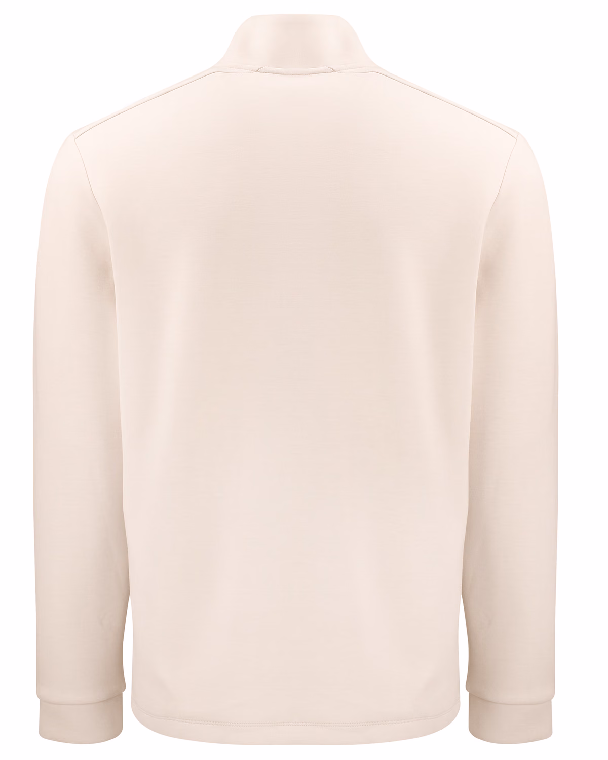 Custom Clique Haven Recycled Mens Quarter Zip Sweatshirt — Fog flat front