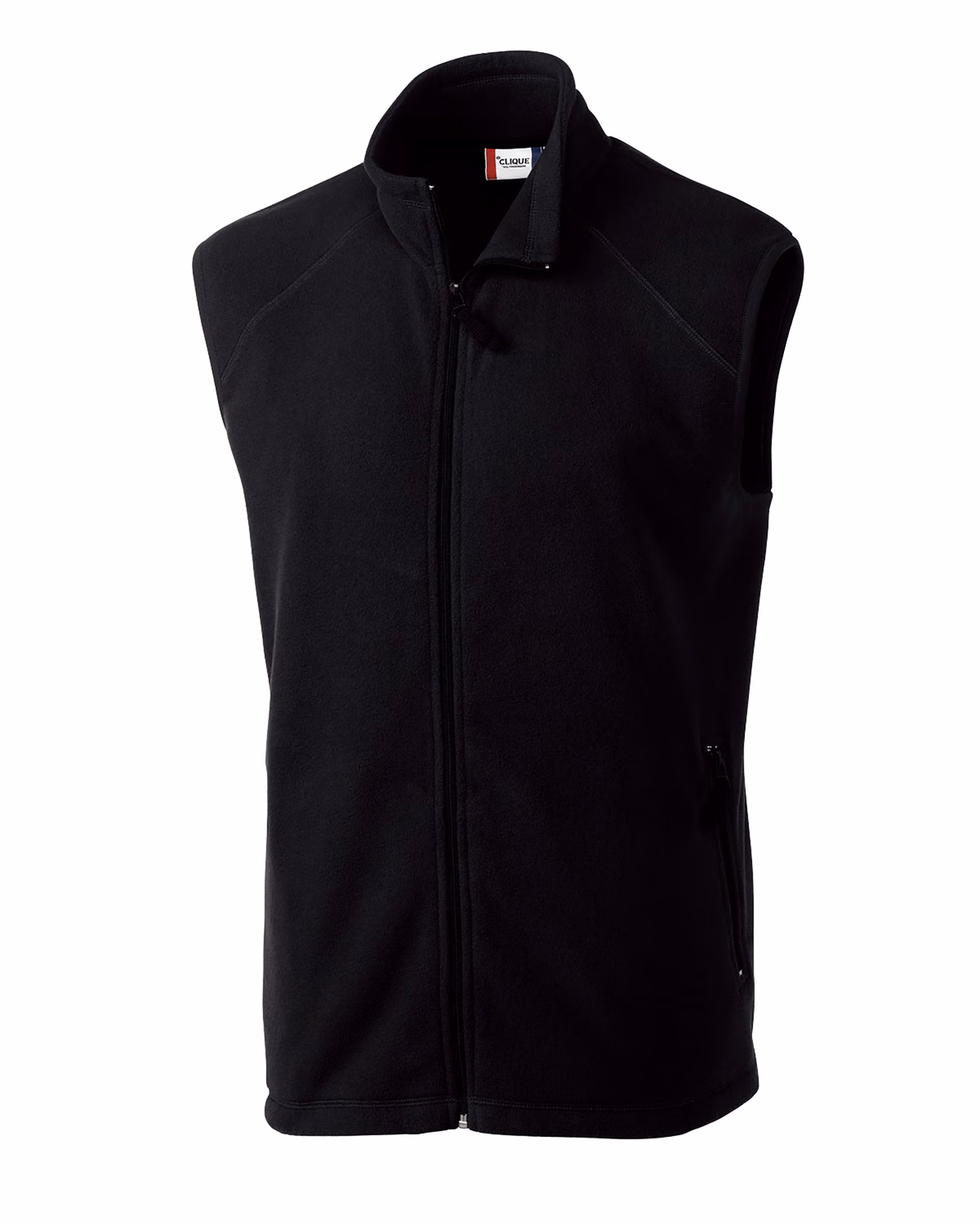 Custom Clique Summit Performance Fleece Mens Full Zip Vest