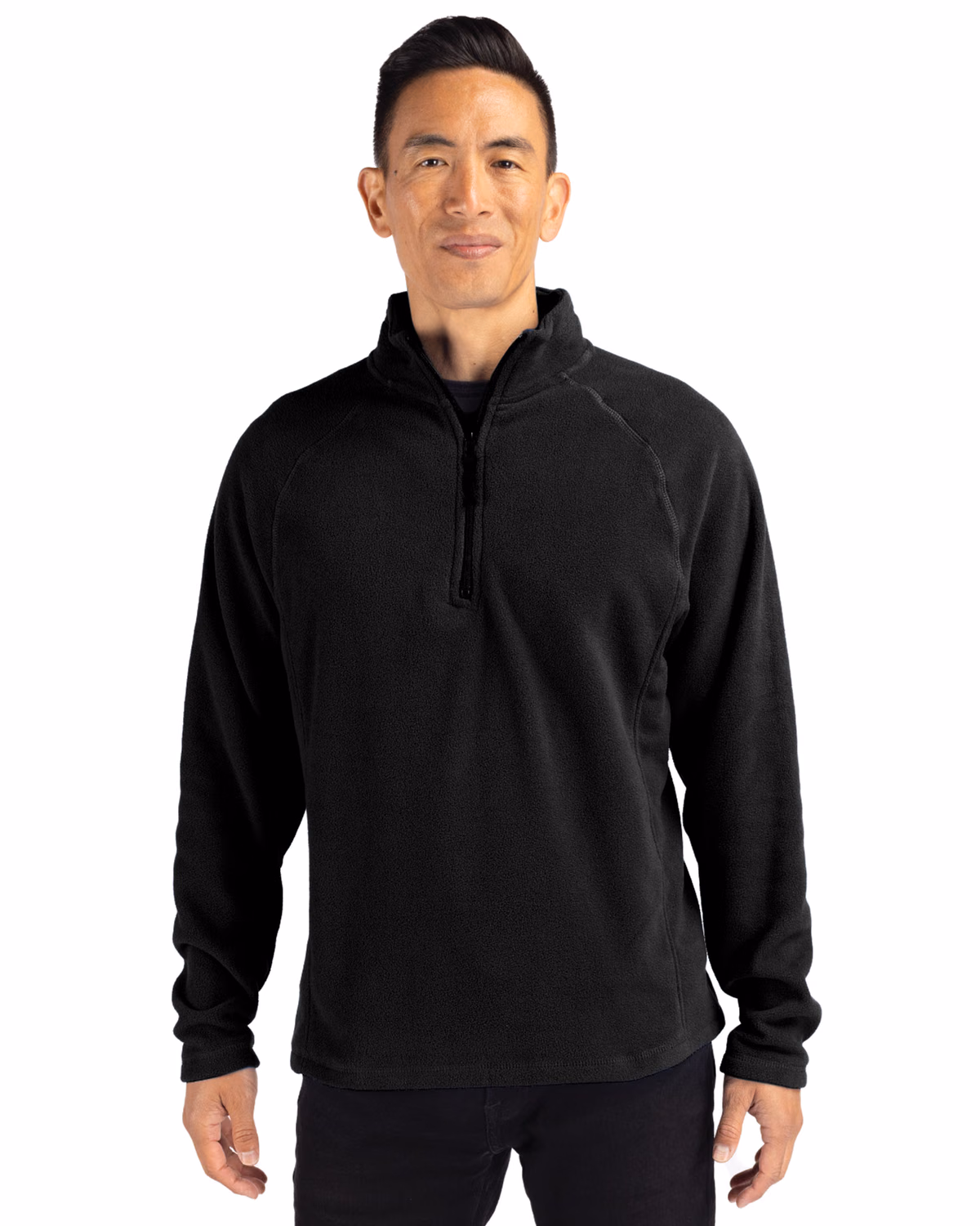 Custom Clique Summit Performance Fleece Mens Half Zip Jacket