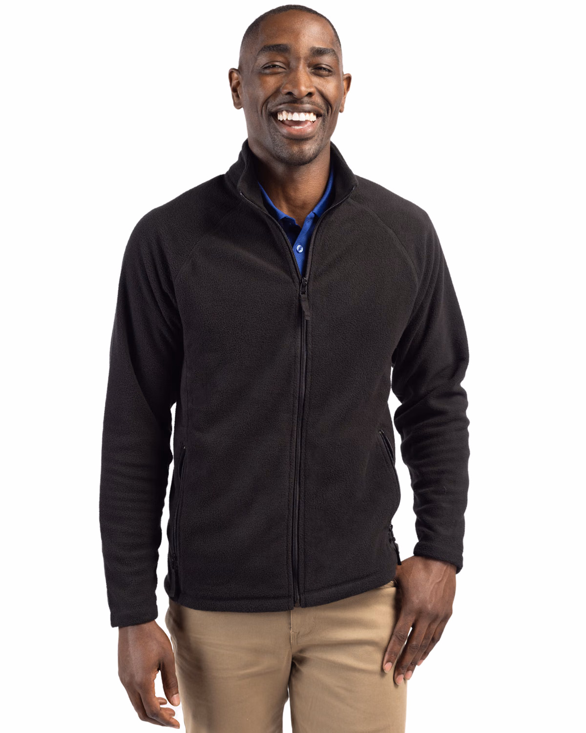 Custom Clique Summit Performance Fleece Mens Full Zip Jacket