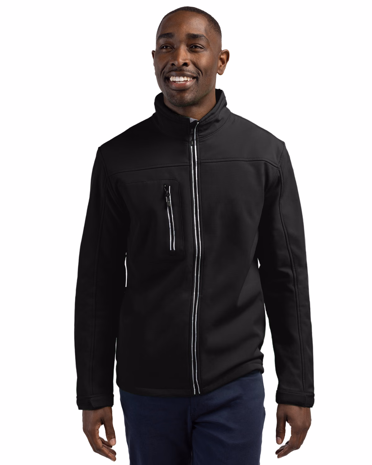 Custom Clique Telemark Recycled Stretch Softshell Mens Full Zip Jacket