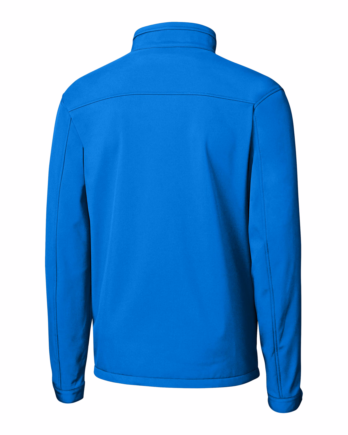 Custom Clique Telemark Recycled Stretch Softshell Mens Full Zip Jacket — Royal Blue flat front