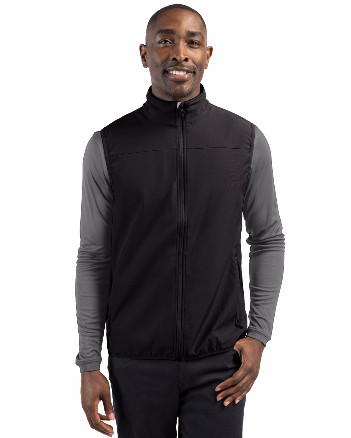 Custom Clique Trail Recycled Stretch Softshell Mens Full Zip Vest