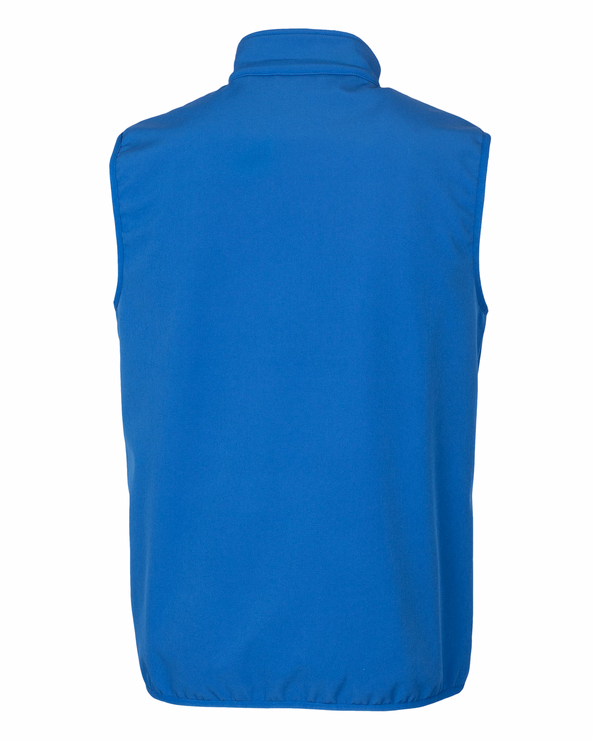 Custom Clique Trail Recycled Stretch Softshell Mens Full Zip Vest — Royal Blue flat front