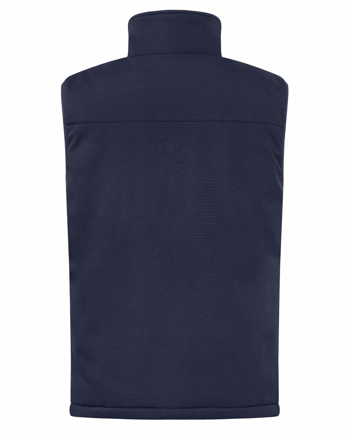 Custom Clique Equinox Insulated Softshell Mens Full Zip Vest — Dark Navy back