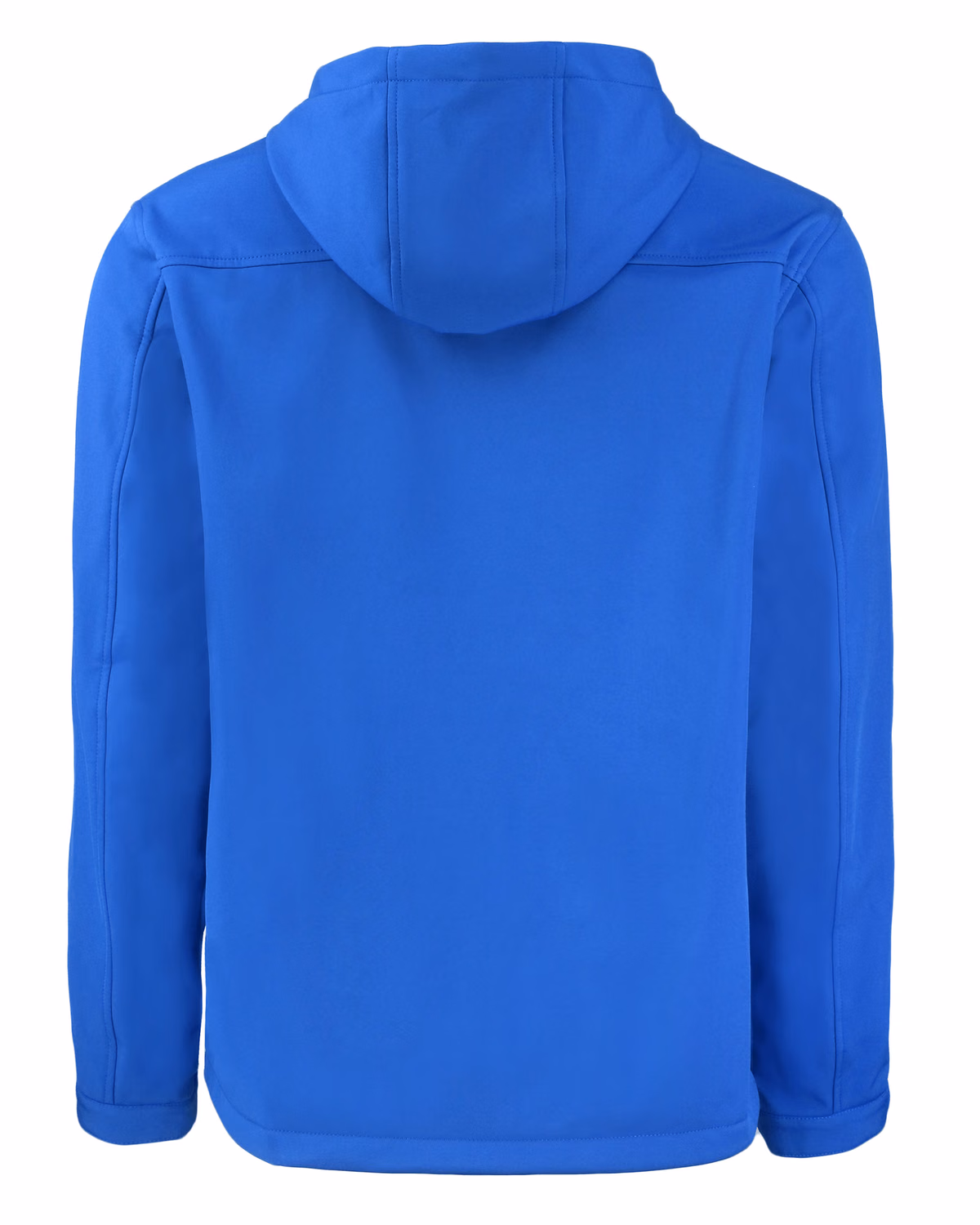 Custom Clique Telemark Recycled Stretch Softshell Mens Full Zip Hooded Jacket — Royal Blue flat front
