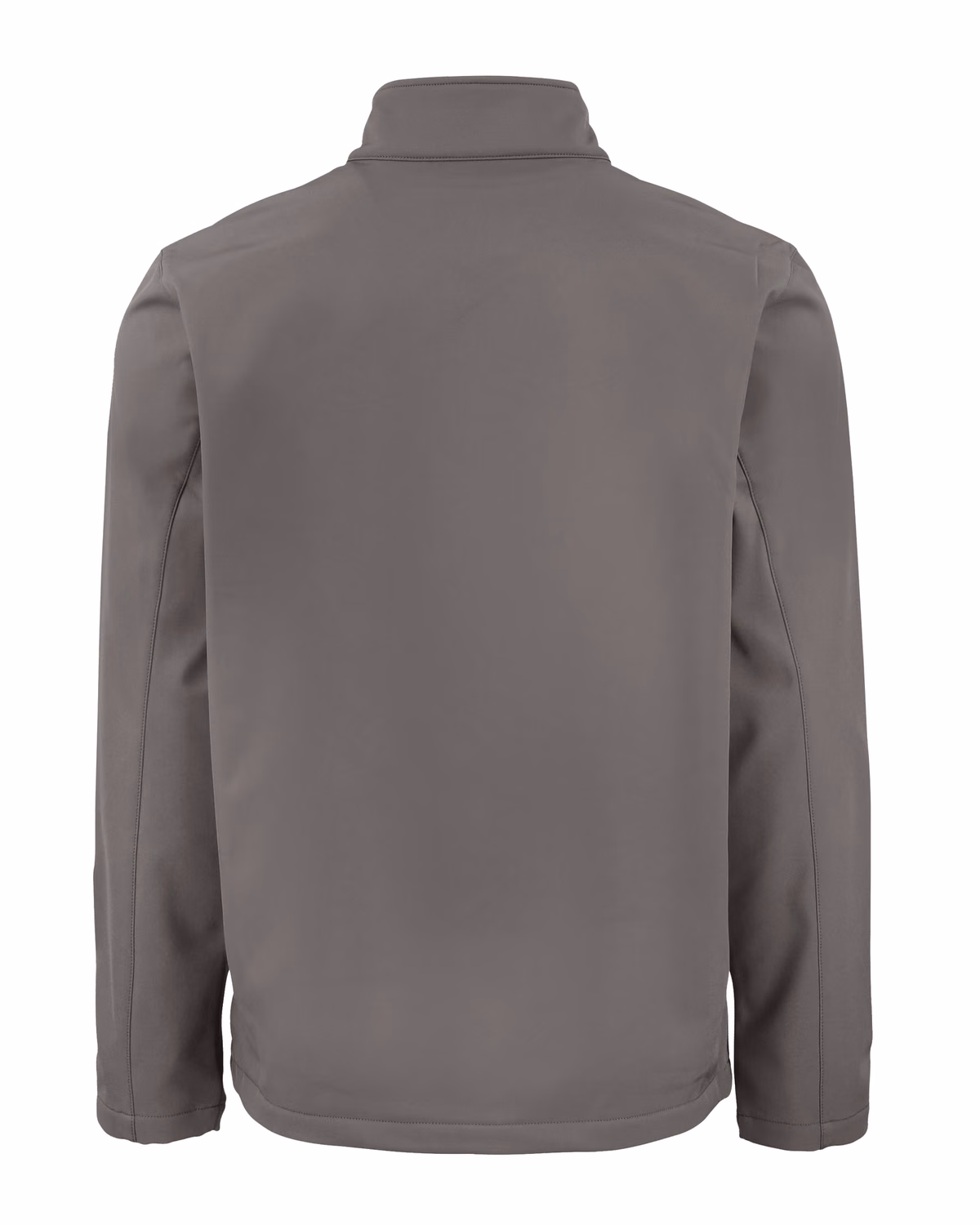 Custom Clique Tempo Recycled Stretch Softshell Mens Full Zip Jacket — Pure Slate/Black flat front