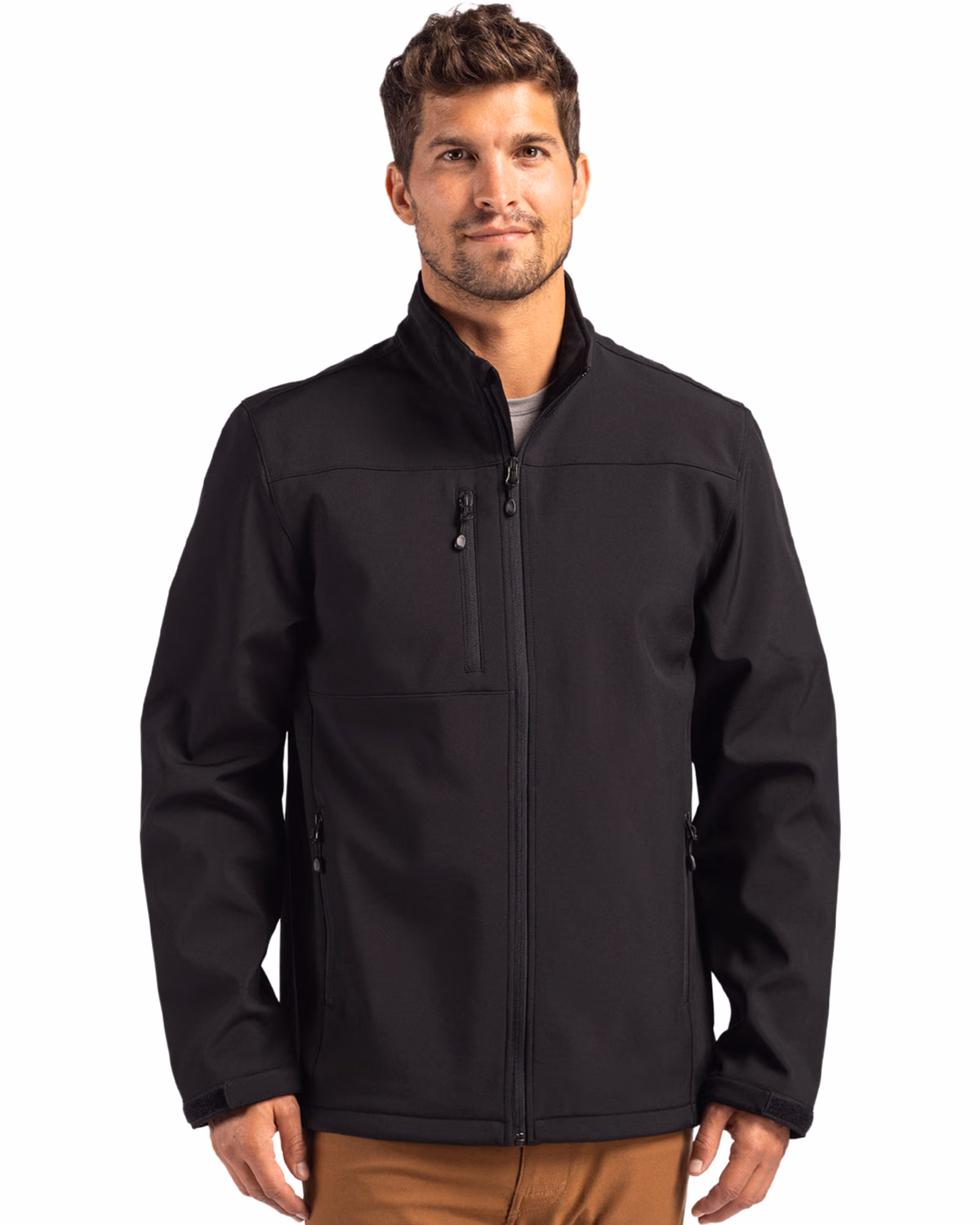 Custom Clique Tempest Recycled Waterproof Stretch Softshell Mens Full Zip Jacket