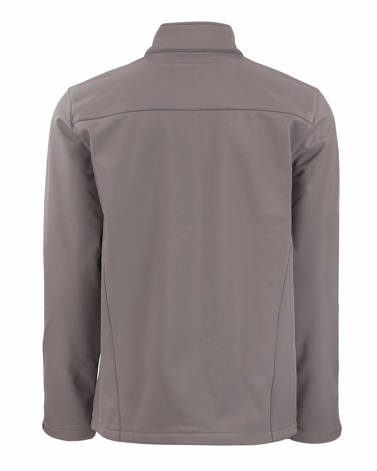 Custom Clique Tempest Recycled Waterproof Stretch Softshell Mens Full Zip Jacket — Pure Slate flat front