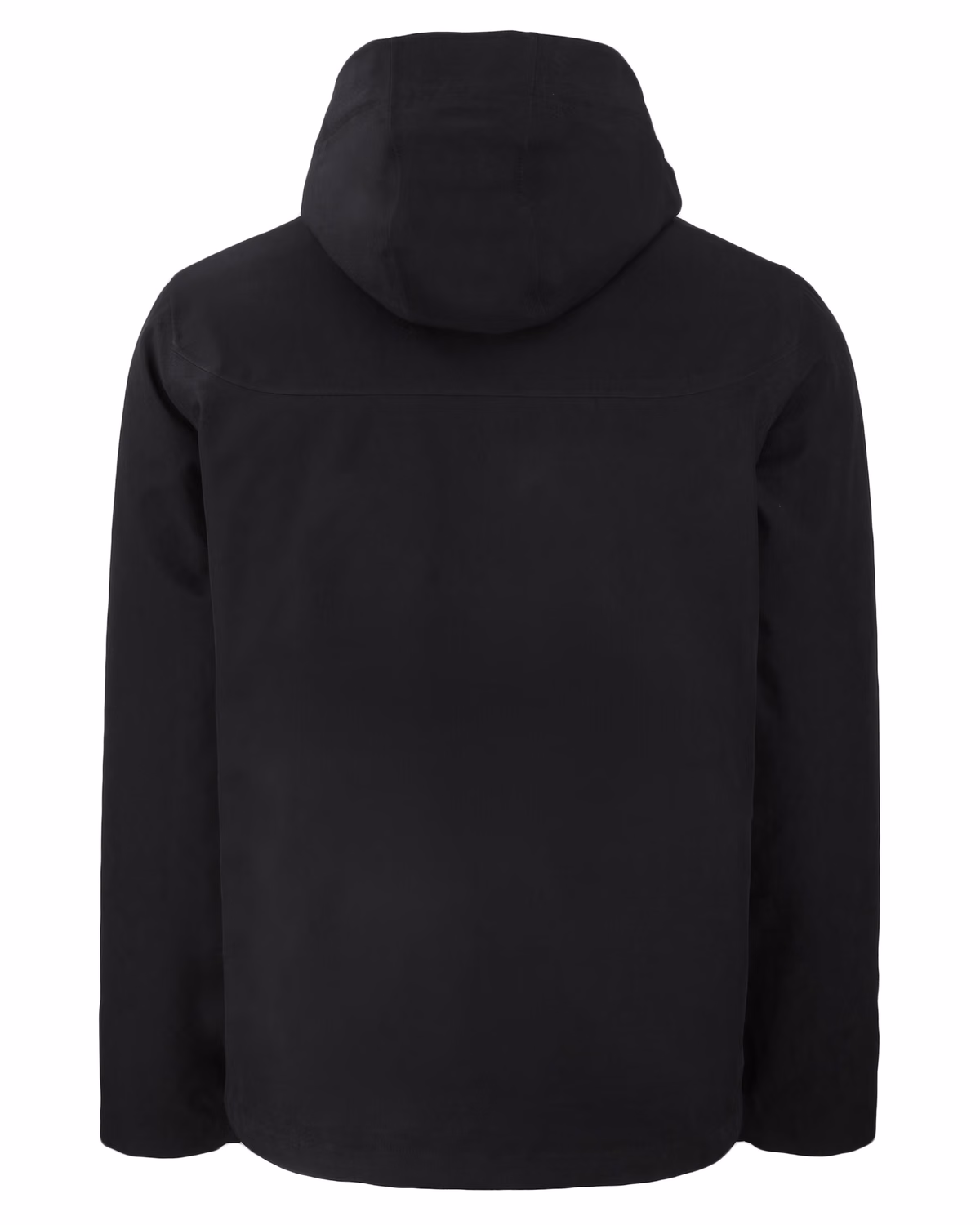 Custom Clique Cornice Recycled 3-in-1 Waterproof System Mens Full Zip Parka — Black flat front