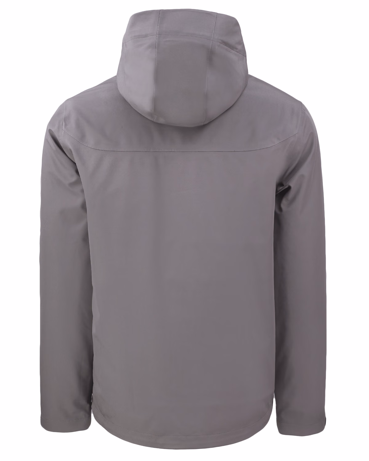 Custom Clique Cornice Recycled 3-in-1 Waterproof System Mens Full Zip Parka — Pure Slate flat front