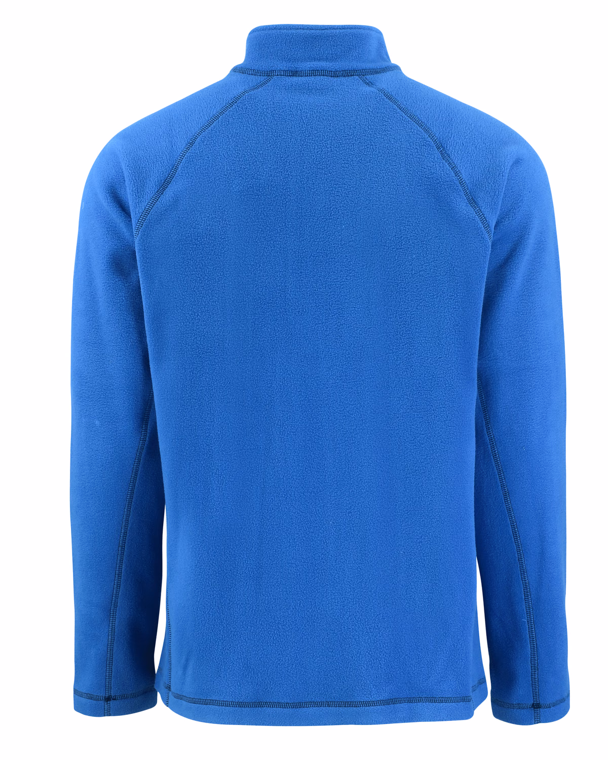 Custom Clique Powder Recycled Fleece Mens Full Zip Jacket — Royal Blue flat front