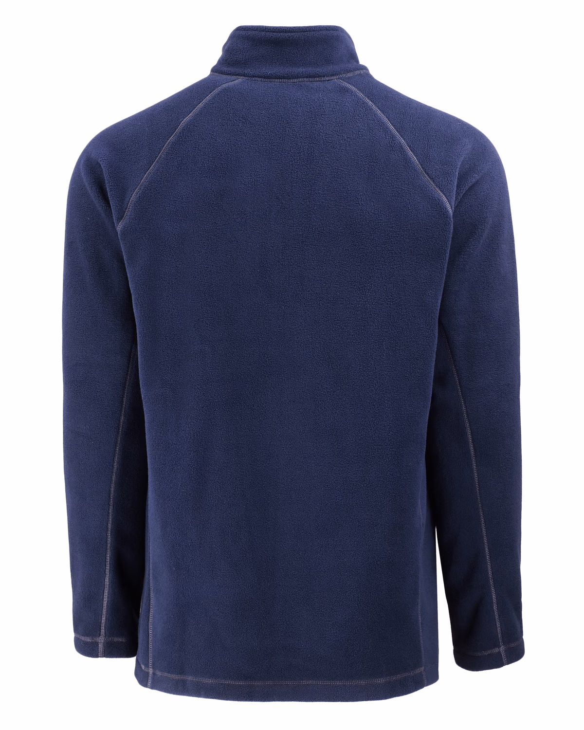 Custom Clique Powder Recycled Fleece Mens Quarter Zip Jacket — Dark Navy flat front
